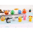 thumbnail image 4 of Bangcool 6PCS Squeeze Toy Creative Cute Cartoon Stress Relief Decompression Toy Key Chain, 4 of 10