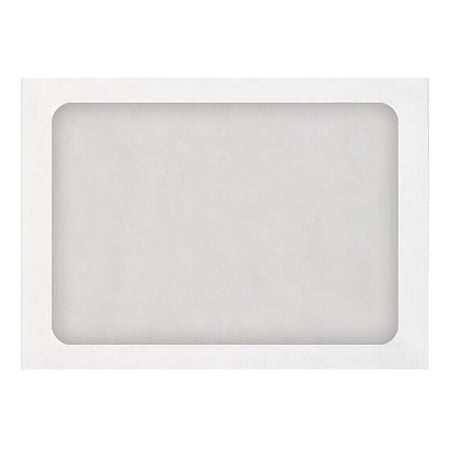 UPC: 0638499441686 | LUX A7 Full Face Window Envelopes 28lb White 50 Envelopes A7FFW-28W-50