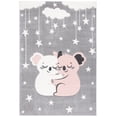 thumbnail image 2 of SAFAVIEH Carousel Kids Hugging Koalas Area Rug, Gray/Ivory, 5'3" x 7'6", 2 of 11