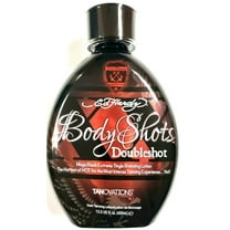 Ed Hardy Body Shots DoubleShot Indoor Tanning Bed Lotion w/ Bronzer & Hot Tingle