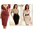 thumbnail image 2 of SUOSDEY Women Elastic Wide Belt Stretchy Vintage Ladies Waist Belt for Dress, 2 of 7
