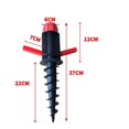 thumbnail image 1 of Screw-in Beach Umbrella Stand for Sand and Earth - Black, 1 of 5