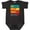 Black Leopard, variant on Inktastic Trail Runner Nature Running Boys or Girls Baby Bodysuit