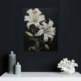 thumbnail image 4 of Creowell Black and White Flower Canvas Wall Art for Living Room Framed Floral Print for Entryway Modern Painting Decorative for Bedroom Home Office Decor 16x20 in/12x16 in, 4 of 4