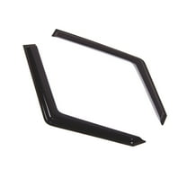 Tuningpros WD2-702 Outside Mount Window Visor Deflector Rain Guard Dark Smoke 2 Pcs Set For 1994-1997 Land Defender 90