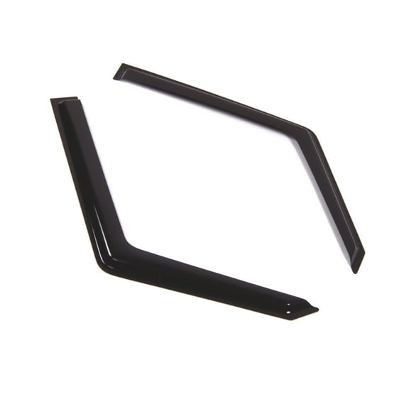 Tuningpros WD2-702 Outside Mount Window Visor Deflector Rain Guard Dark Smoke 2 Pcs Set For 1994-1997 Land Defender 90