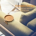 thumbnail image 4 of Sofa Armrest Clip-On Table, Flexible And Foldable Sofa Tray For Wide Couches, Non-Slip Bamboo Sofa Armrest Table For Drinks, Snacks, Remote Controls, 4 of 5