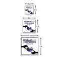 thumbnail image 6 of Square Plus Courage and Compassion Inside Wall or Door Sign | Police First Responders Appreciation Signage -Small, 6 of 7