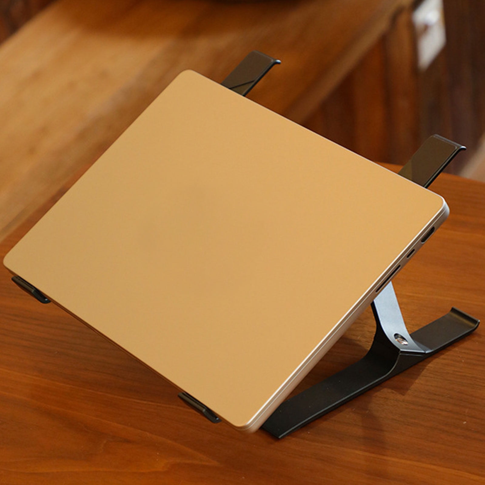 Aluminum Notebook Stand Angles Adjustment Lightweight Foldable For Optimaled Airflows Cooling Notebook Holder