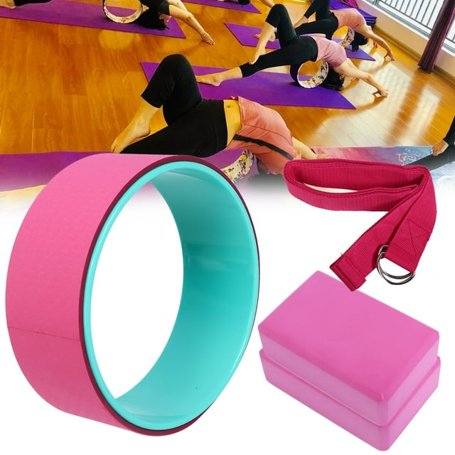 Strap Yoga Wheel, Wonder Wheel, Dharma Yoga Prop Wheel For Stretching For Improving Backbends