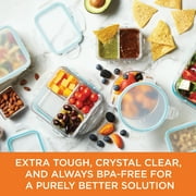 LocknLock 12-Ounce Warp-Stain-Odor Resistant Purely Better Rectangular Food Storage Container with Divider