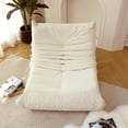 thumbnail image 2 of PORKISS Bean Bag Chair for Teens Adults, Big Comfy Chair Sofa for Bedroom Living Room Fireside, Single Sofa Lounger Memory Foam Chair, Off White, 2 of 12