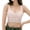 Pink, variant on Wirefree Front Closure Bra for Women Lace Push Up Posture Corrector Bras Lift Support Gathering Side Smoothing Padded Longline Bralette Wide Strap Comfort Top Purple M