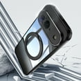 thumbnail image 6 of ELEHOLD Case for Google Pixel 9, Shockproof Anti-Scratch Full Camera Protector Case with 360° Ring Holder Stand,Black, 6 of 9