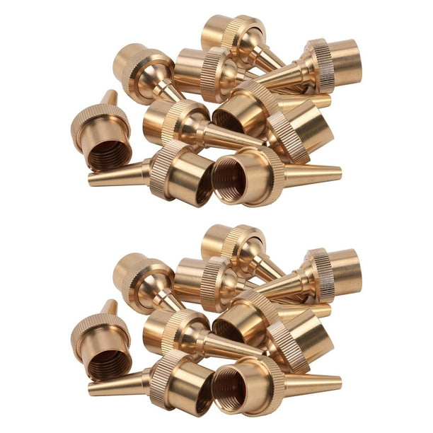 20Pcs 1/2 Inch DN15 Brass Jet Straight Adjustable Fountain Water Spray