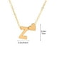 thumbnail image 3 of Collar para mujer, joyería para mujer, joyería para mujer, collar con colgante de corazón con 26 letras en inglés, cadena corta de clavícula con forma de corazón, 3 of 5