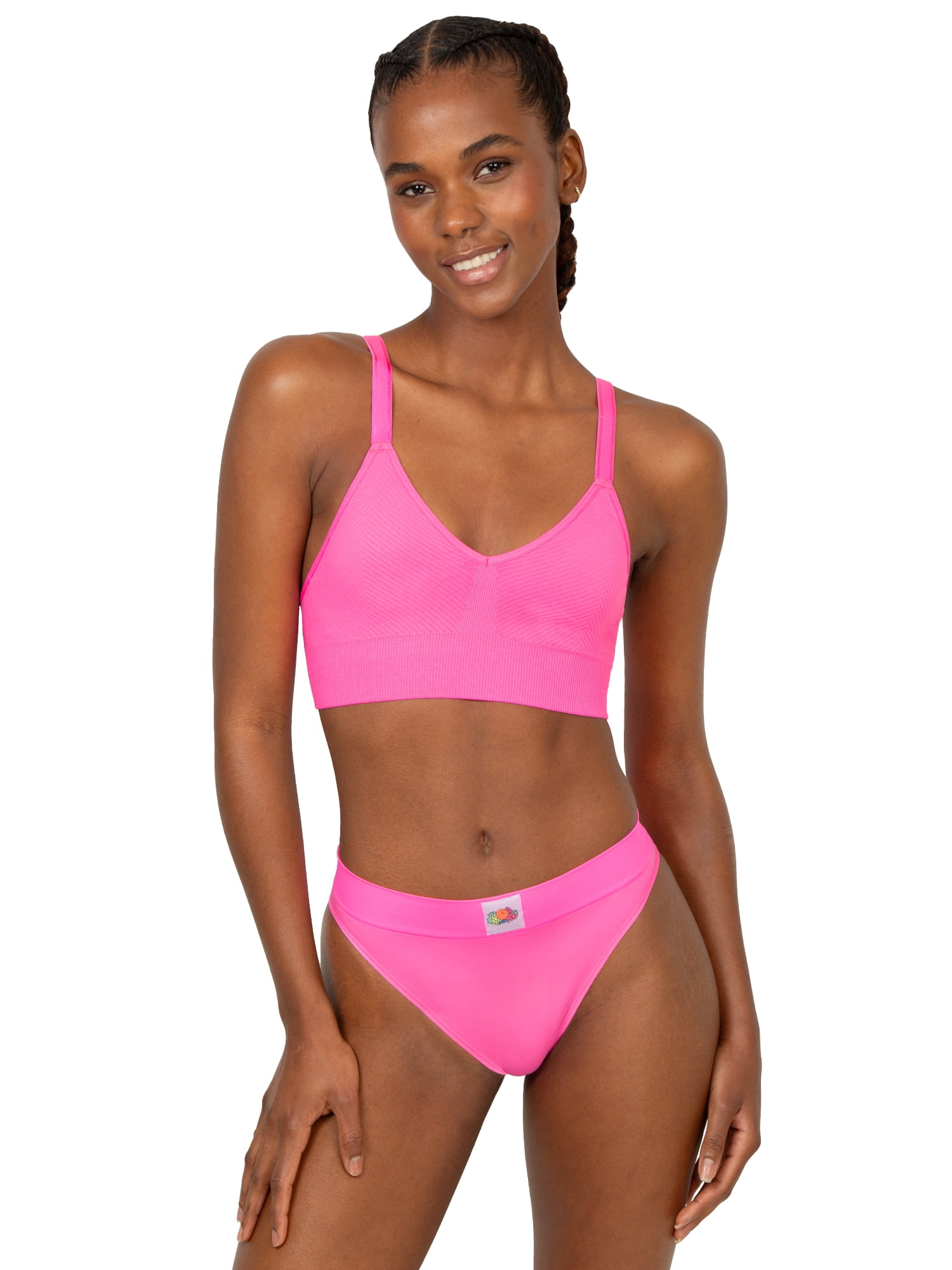 Fresh by Fruit of the Loom Juniors So Comfy Seamless Bralette, Style FR134W, Sizes XS-3XL