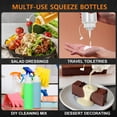thumbnail image 2 of 8oz/240ml Squeeze Bottles, Plastic Sauce Bottle Squeeze Squirt with Cap, Ketchup Dispenser, Leakproof Lids, 3 Pack, 2 of 8
