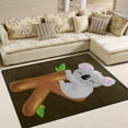 thumbnail image 2 of Dreamtimes Lightweight Soft Area Rugs 63 x 48 in, Letter K with Koala Floor Mat for Kids Playing Room Hardwood Floor Living Room Nursery Rugs, 5'3" x 4', 2 of 6