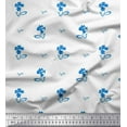 thumbnail image 1 of Soimoi Poly Georgette Fabric Leaves & Floral Artistic Decor Fabric Printed Yard 52 Inch Wide, 1 of 5