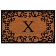 thumbnail image 1 of Home & More 180021830X Chateaux Monogram Doormat 18" x 30" (Letter X), 1 of 1