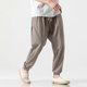 thumbnail image 5 of Ceisia Men's Breathable Loose Tapered Casual Pants with Elastic Drawstring Waist Gray L Gifts, 5 of 8