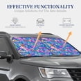 thumbnail image 4 of Balery 2 Piece Colorful Mushrooms Car Windshield Sun Shade|Foldable Front Windshield Shade for Car Front Window for Most Sedans SUV Truck-Small, 4 of 7