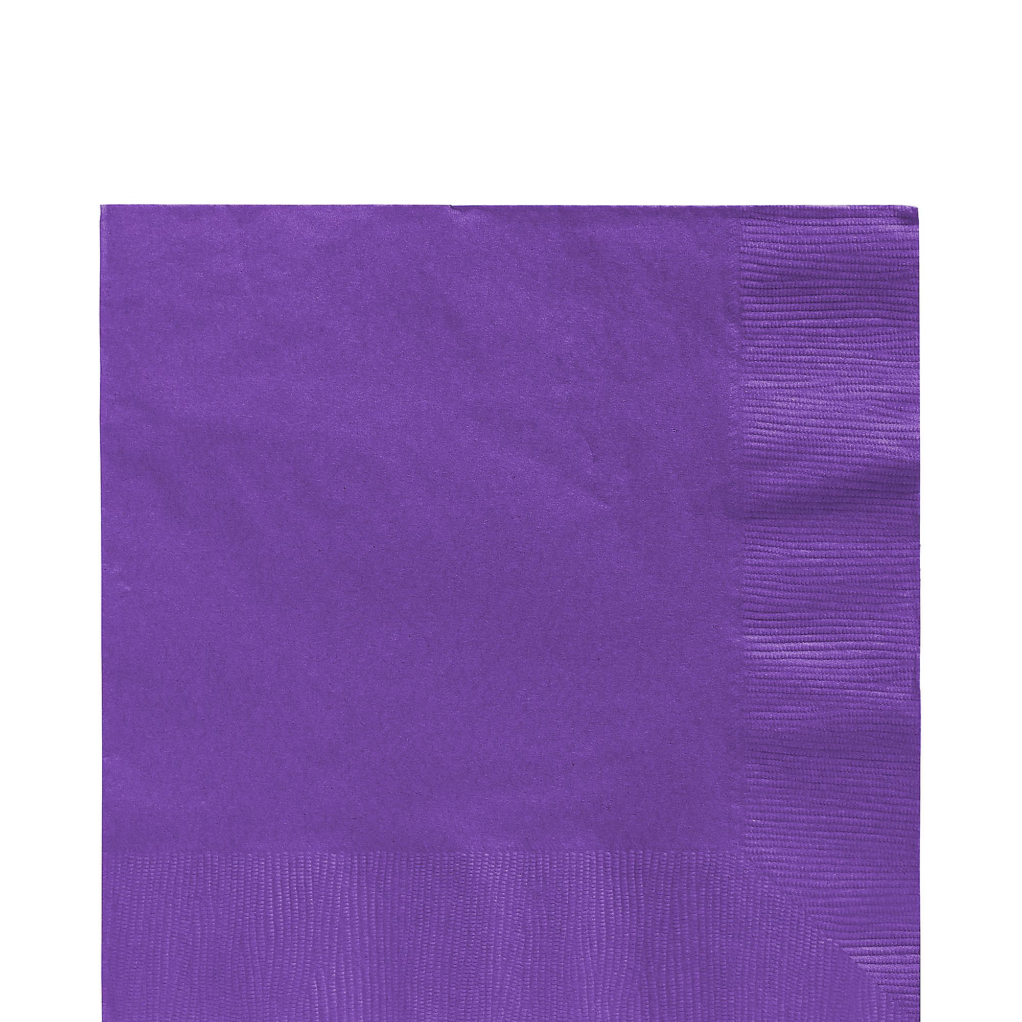 Party City Big Party Pack, Purple, 2Ply Luncheon Napkins, 100 Per Pack