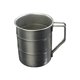 thumbnail image 1 of Taza de acero inoxidable para acampar, taza para beber, agarre cómodo, accesorios de fotografía para el hogar 500ml Plata, 1 of 9