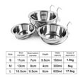 thumbnail image 7 of Cheers.US Hanging Pet Bowl Dog Crate Bowl Dog Kennel Food Water Bowls Bunny Feeder with Hook for Dogs Cats in Crate Cage Kennel, 7 of 7