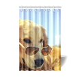 thumbnail image 1 of ABPHQTO Fantasy Damn Cute Golden Retriever Cortina de ducha Cortina de ducha impermeable 120x180 cm, 1 of 2