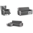thumbnail image 5 of Gray Sofa Cover Protector, Size 3 Seater. Reversible Quilted Cover, 5 of 5
