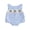 Blue, variant on Cenuakty Infant Girl Boy Bubble Romper Sleeveless Crew Neck Cute Soccer Ball Embroidery Plaid Print Jumpsuit
