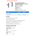 thumbnail image 2 of Front Left Window Regulator - Compatible with 2003 - 2011 Saab 9-3 Sedan 2.0L 4-Cylinder 2004 2005 2006 2007 2008 2009 2010, 2 of 2