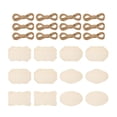 thumbnail image 2 of 12Pcs Blank Wooden Plaque DIY Unfinished Hanging Wood Sign for Shop Writing, 2 of 8