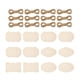 thumbnail image 2 of Placa De Madera En Blanco BLESIY Letrero Colgante DIY 12 Uds, 2 of 8