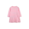 thumbnail image 2 of Emy Dola Little Girl Long Sleeve Stripes Dress Toddler Kids Applique Christmas Easter Cotton Tunic Playwear Basic Shirt Party Dresses, 2 of 9