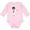 AD-Pink, variant on African American Boy, Karate Pose, Black Belt Boys Long Sleeve Baby Bodysuit