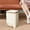 Yellow-430, variant on AuroraX Rectangle Small Trash Can with Step Pedal Lid Stylish Multiple Sizes White Affordable Luxury Wastebaskets Contemporary Plastic Garbage Bin for Dormitory Bedroom Office