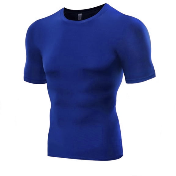 Valcatch Mens Quick Dry Short Sleeve Compression Shirts Sports Baselayer T-Shirts Tops Workout Rash Guard Shirt