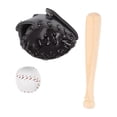 thumbnail image 4 of Llavero de béisbol, accesorio, mini guante de béisbol para cartera, bolso de mano Negro, 4 of 9