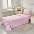 thumbnail image 4 of Softan Bed Sheet Set for Kids Girls, Twin Size Kids Sheets Microfiber Kids Fitted Sheet, Breathable & Silky Soft Feeling Kids Sheet Set 3 PCs Pink Unicorn Kids Twin Bed Sheet, 4 of 8