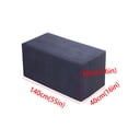 thumbnail image 2 of Large Ottoman Covers Rectangle Elastic Bench Cover Slipcovers Stretch Foot Stool Protector -Green B-40x140x40cm, 2 of 2
