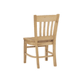 thumbnail image 6 of Linon Virden Farmhouse Style Slat Back Children's Chair, Set of 2, Natural Finish, 6 of 12