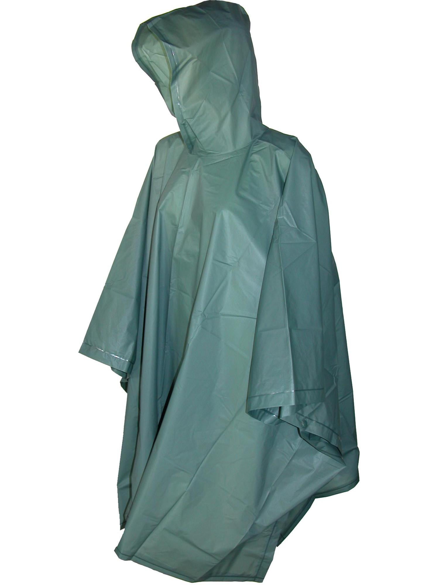 Unisex Rain Ponchos Raincoat Rain Jacket Adult Hooded Pullover Rain Poncho Waterproof Plus Size Poncho