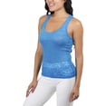 thumbnail image 3 of ToBeInStyle Women's Burnout Tank Top, 3 of 4