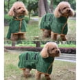 thumbnail image 5 of Adjustable Absorbent Medium Large Dog Pet Supplies For Small Bath Pet Bathrobe Beach Towel Pet Clothes Dog Towel YELLOW XS, 5 of 8