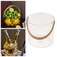 thumbnail image 4 of Contenedor de almacenamiento Cubo De Hielo, Mango De Cuero PU, Recipiente Para Bebidas, Contenedor Para Picnic, Pub, Hogar, Pequeño MagiDeal Contenedor de almacenamiento, 4 of 7