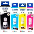 thumbnail image 2 of Kit de 4 Botellas de Tinta Epson T504 Ecotank para L4150 L4160 L6161 L6171 L6191, 2 of 2