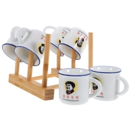 Lot de 6 Tasses à Café Côtelé 10cl Vert
